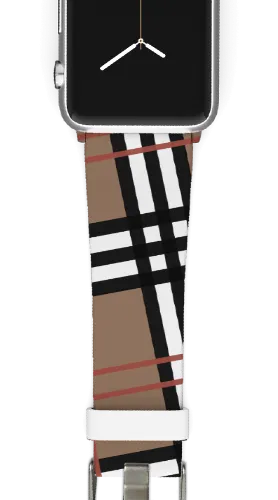 C4 Apple Watch Band (Khaki Plaid)