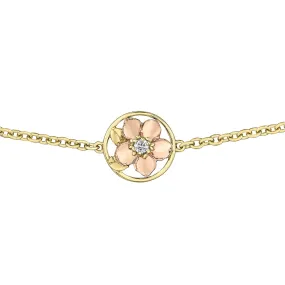 Canadian Diamond Wild Rose Bracelet