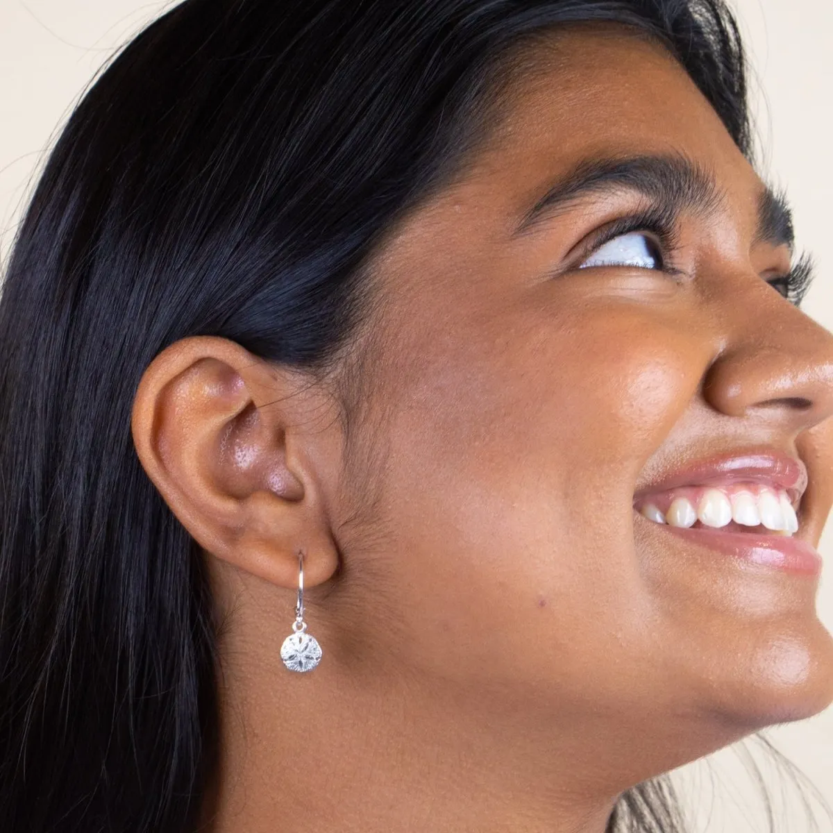 Caribbean Sand Dollar Short Earring