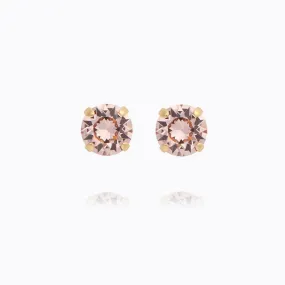 Caroline Svedbom Classic Stud Earrings - Gold Vintage Rose