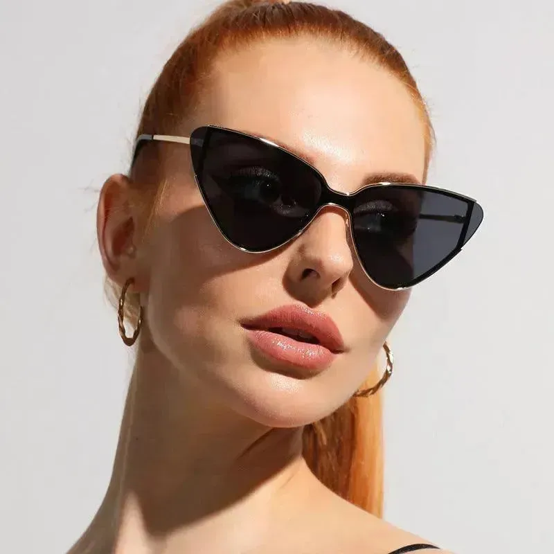 Cat's Eye Retro Sunglasses For Women