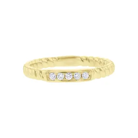 Charleston Twisted Diamond Ring