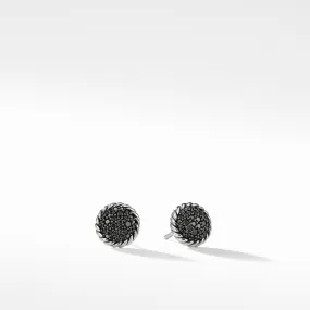 Chatelaine Earrings with Black Diamonds