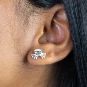 Crab Cancer Stopper Stud Earring