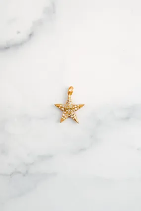 Crystal Encrusted Star Charm