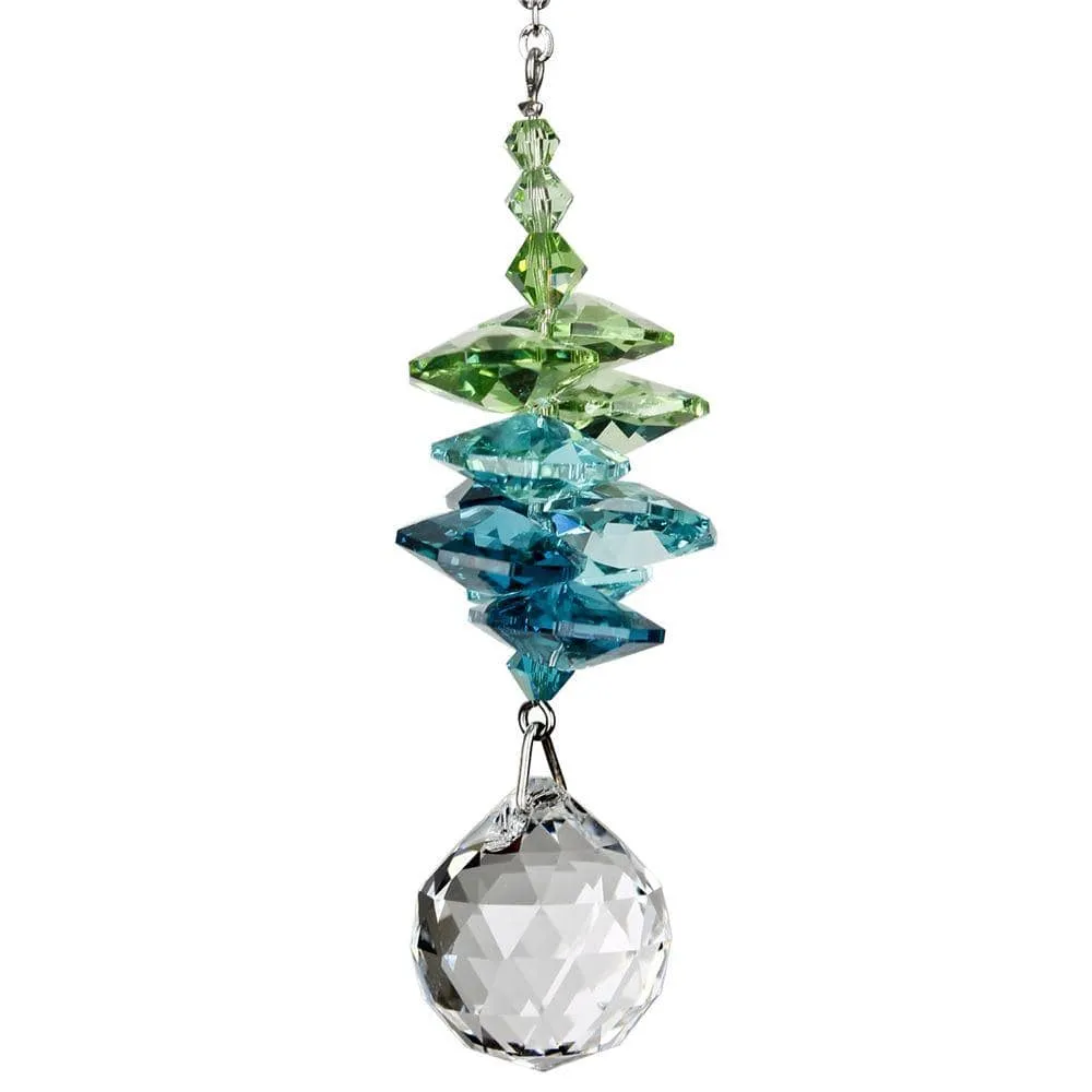 Crystal Sunrise Cascade Suncatchers-Green, Pink, Purple Sparkling Splendor!*