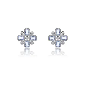 Cubic Zircon Stud Earring for Wedding, Women Girl Birthday Party Jewelry CE11958