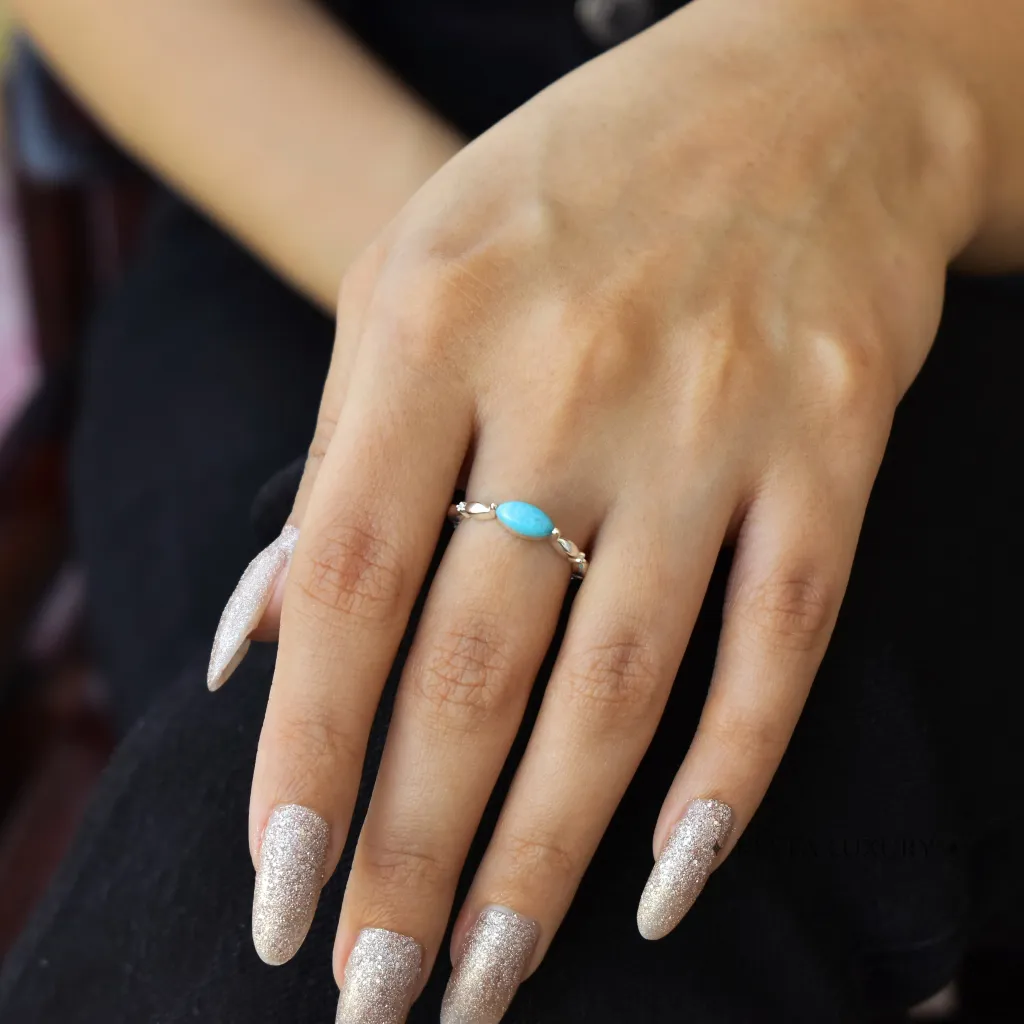 Dainty Whispers - Turquoise Ring