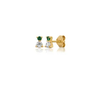 Dawn Emerald Studs