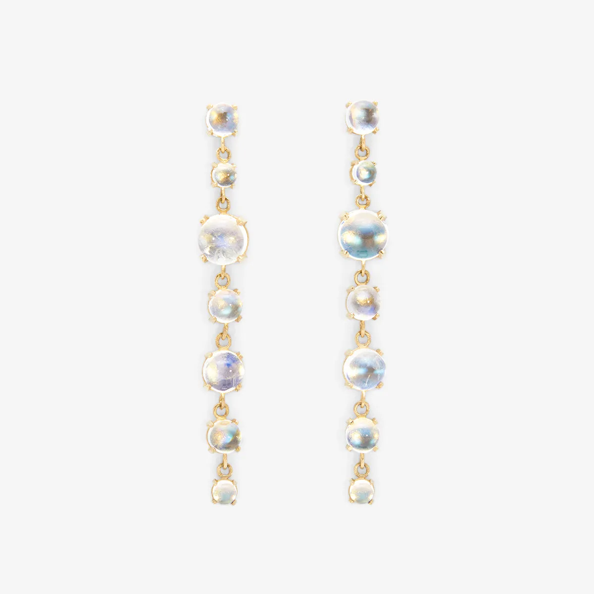 E7901RM | Rainbow Moonstone Cosmos Earrings