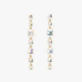 E7901RM | Rainbow Moonstone Cosmos Earrings