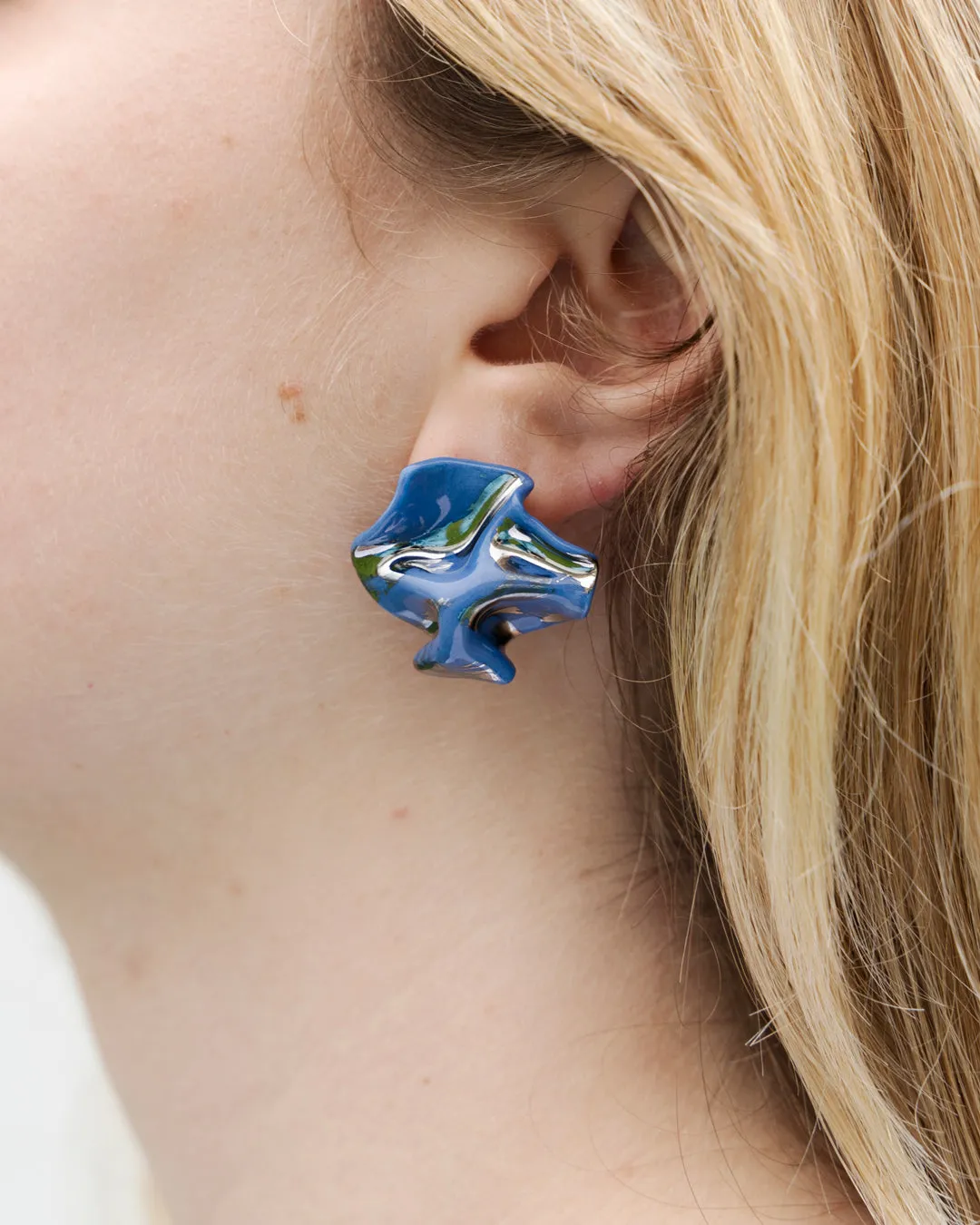 Electric Lilu Ceramic Earrings