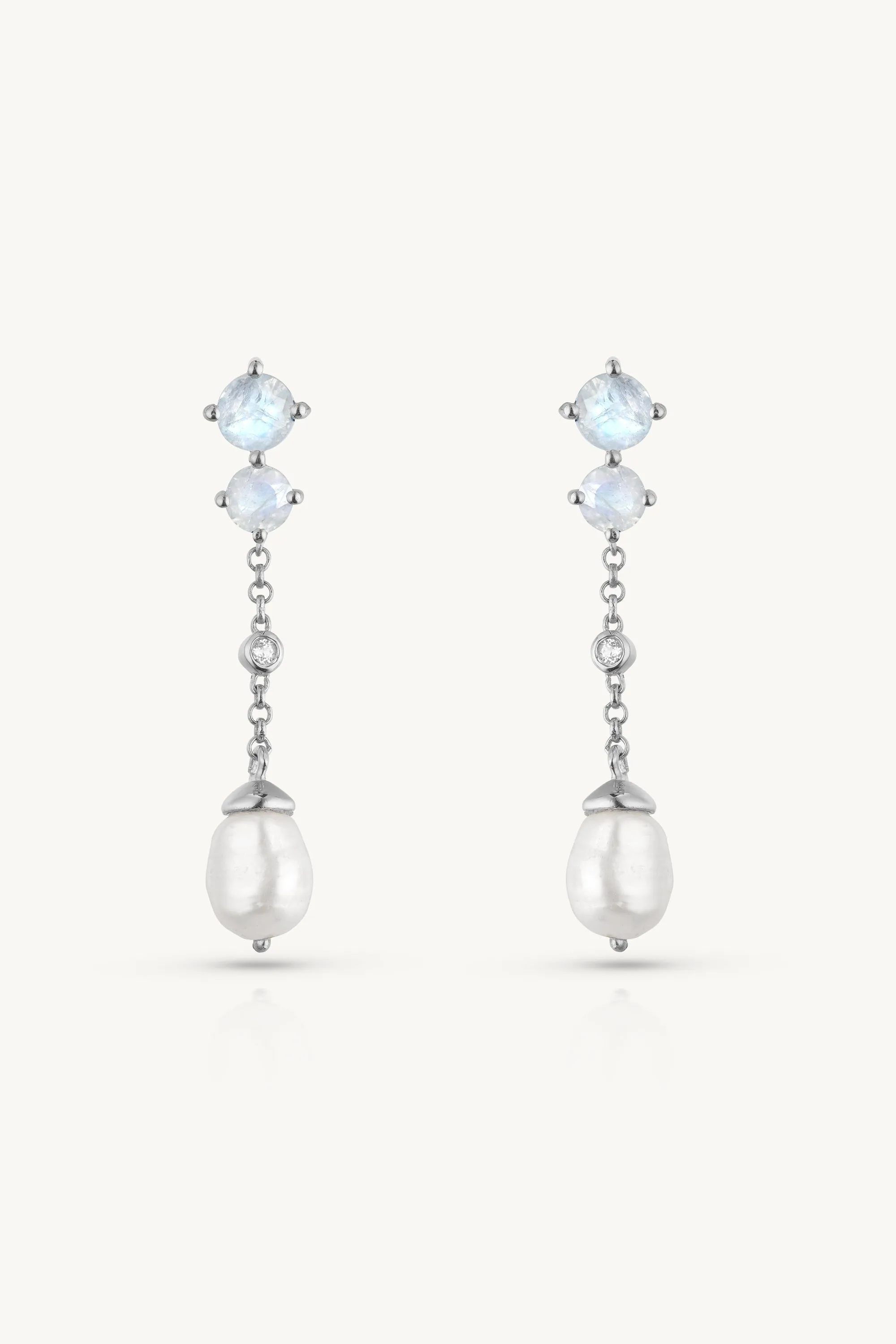 Eloise Silver Drop Earrings