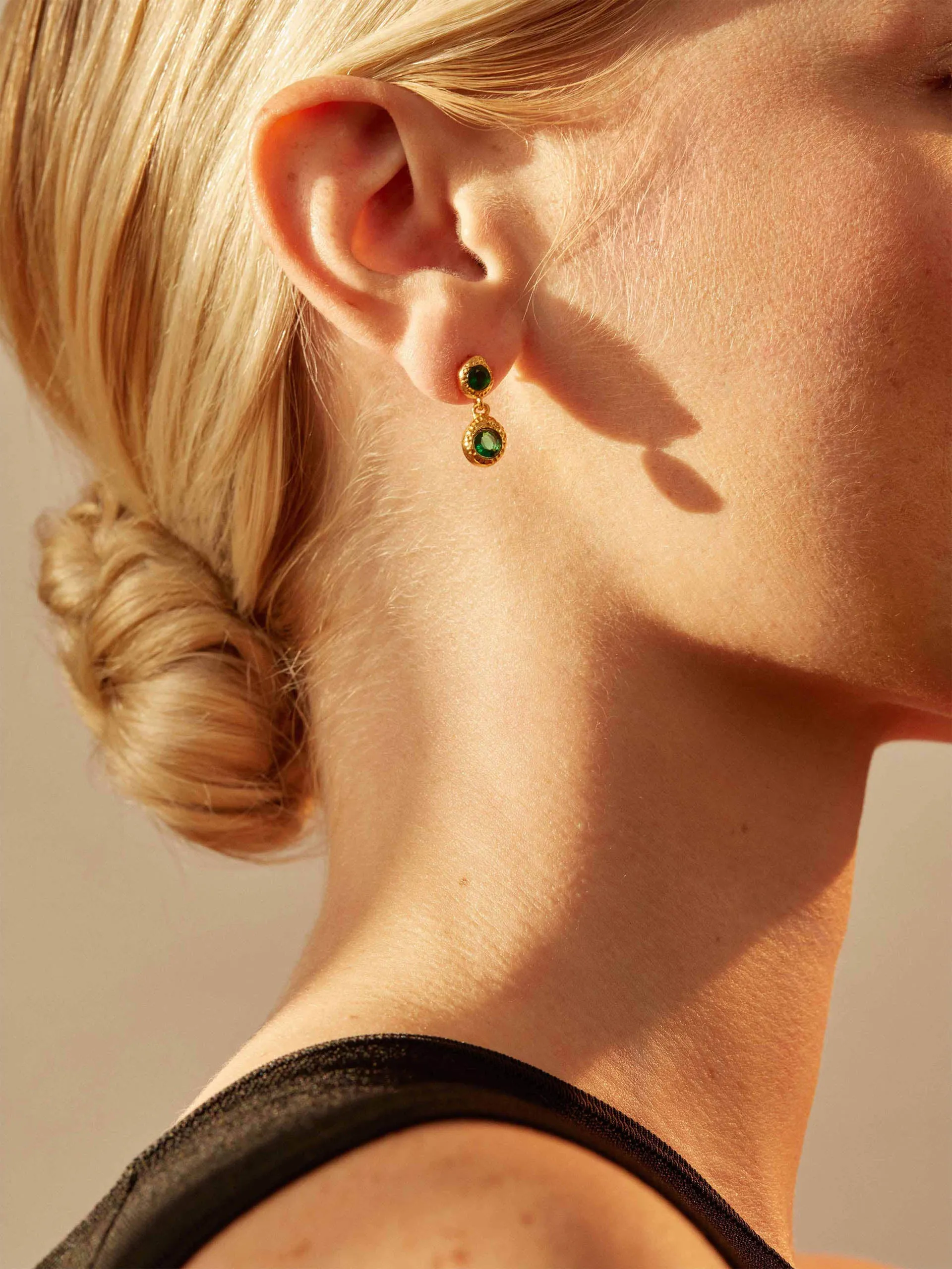 Emerald Odessa earrings