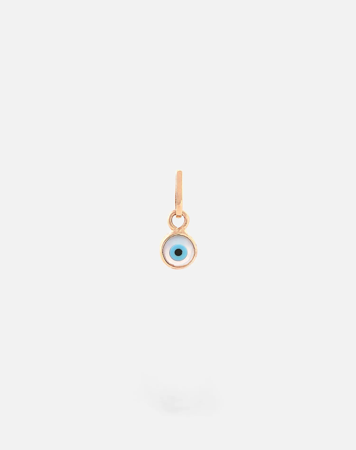 Evil Eye Charm Pendant - Round Small