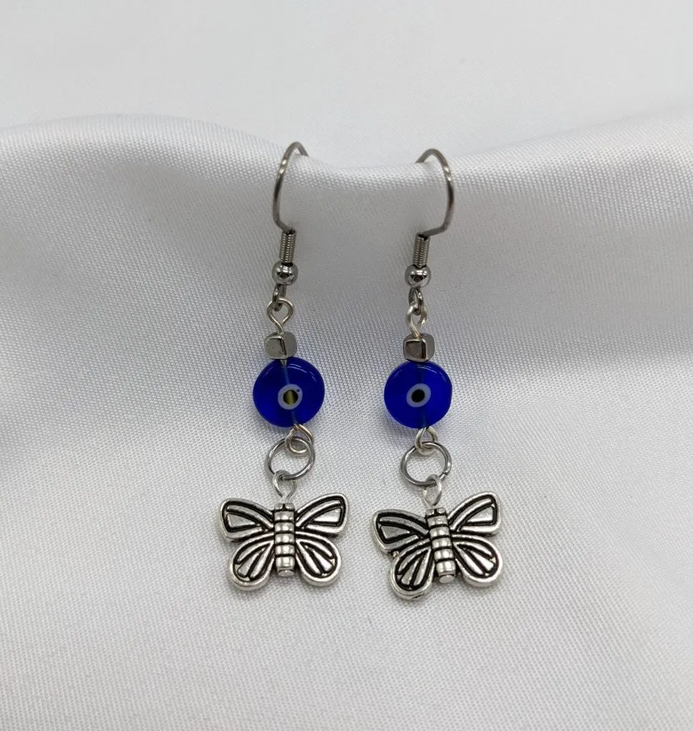 Eye on a Butterfly Earrings