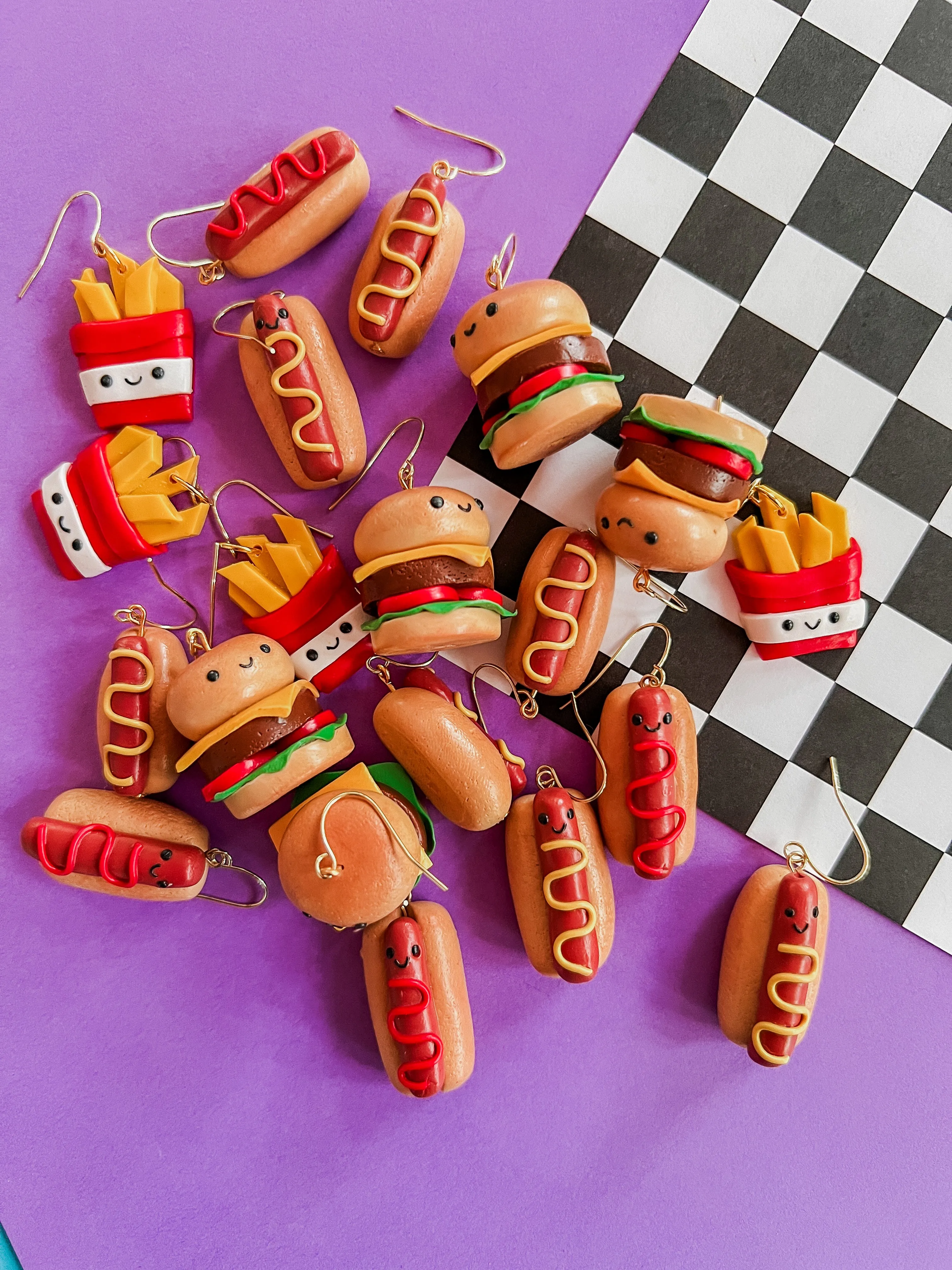 Fast Food | Polymer Clay Earrings