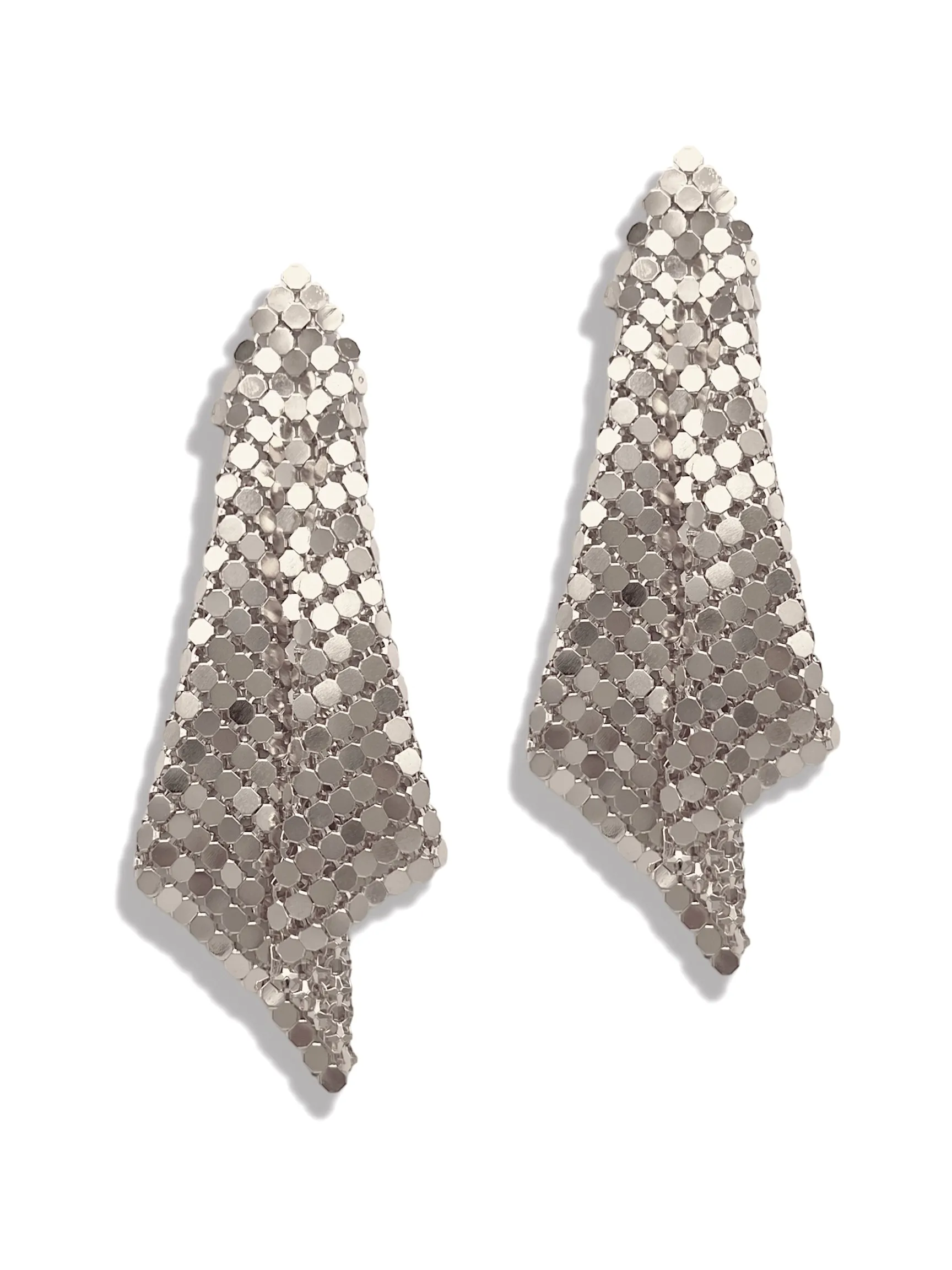 Fazzoletto Chainmail Post Earrings