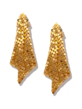 Fazzoletto Chainmail Post Earrings