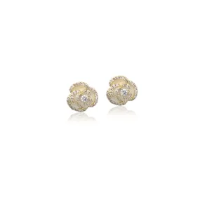 Flower Cubic Zirconia Earrings