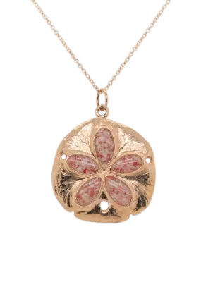 Friends ~ Sand Dollar (Large) Pendant in Gold