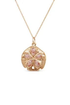 Friends ~ Sand Dollar (Medium) Pendant in Gold