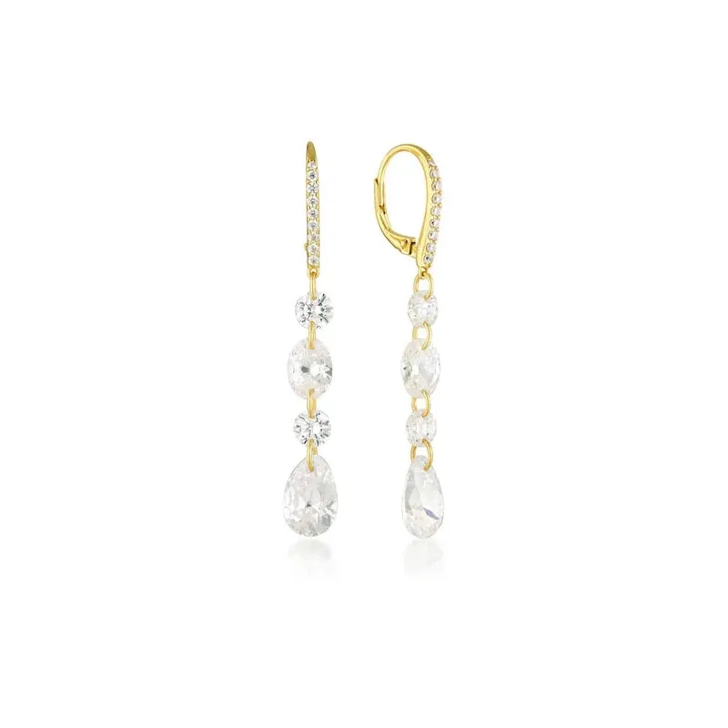 Georgini Mirage Olga Earrings - Gold