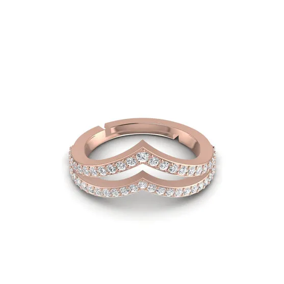 Gleaming 925 Silver Stackable Ring