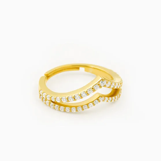 Gleaming 925 Silver Stackable Ring