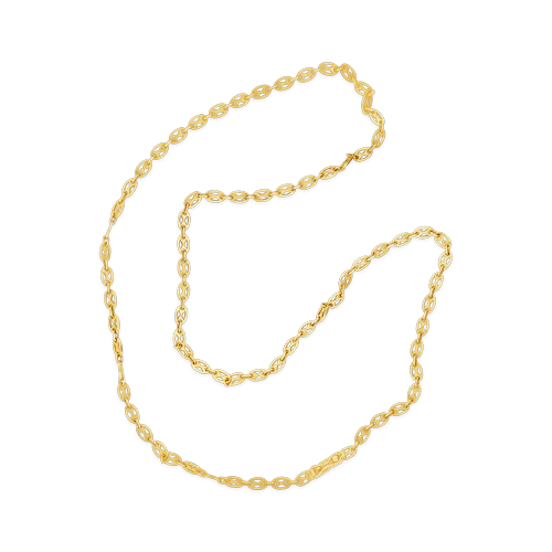 Gold Marquise Chain Necklace