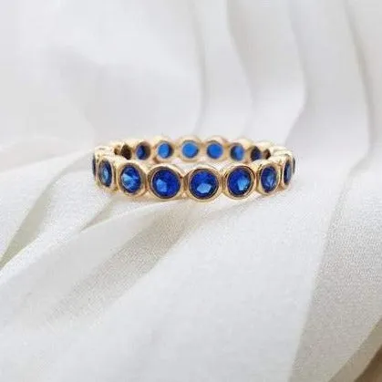 Gold Sapphire Ring