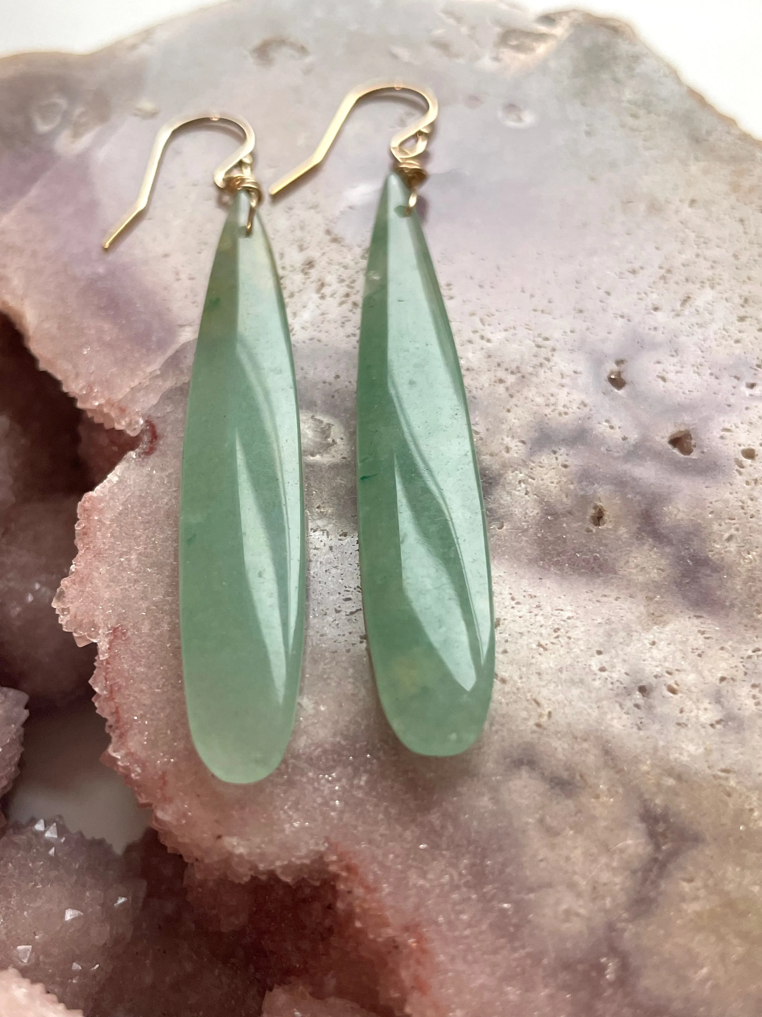 Green Aventurine Earrings