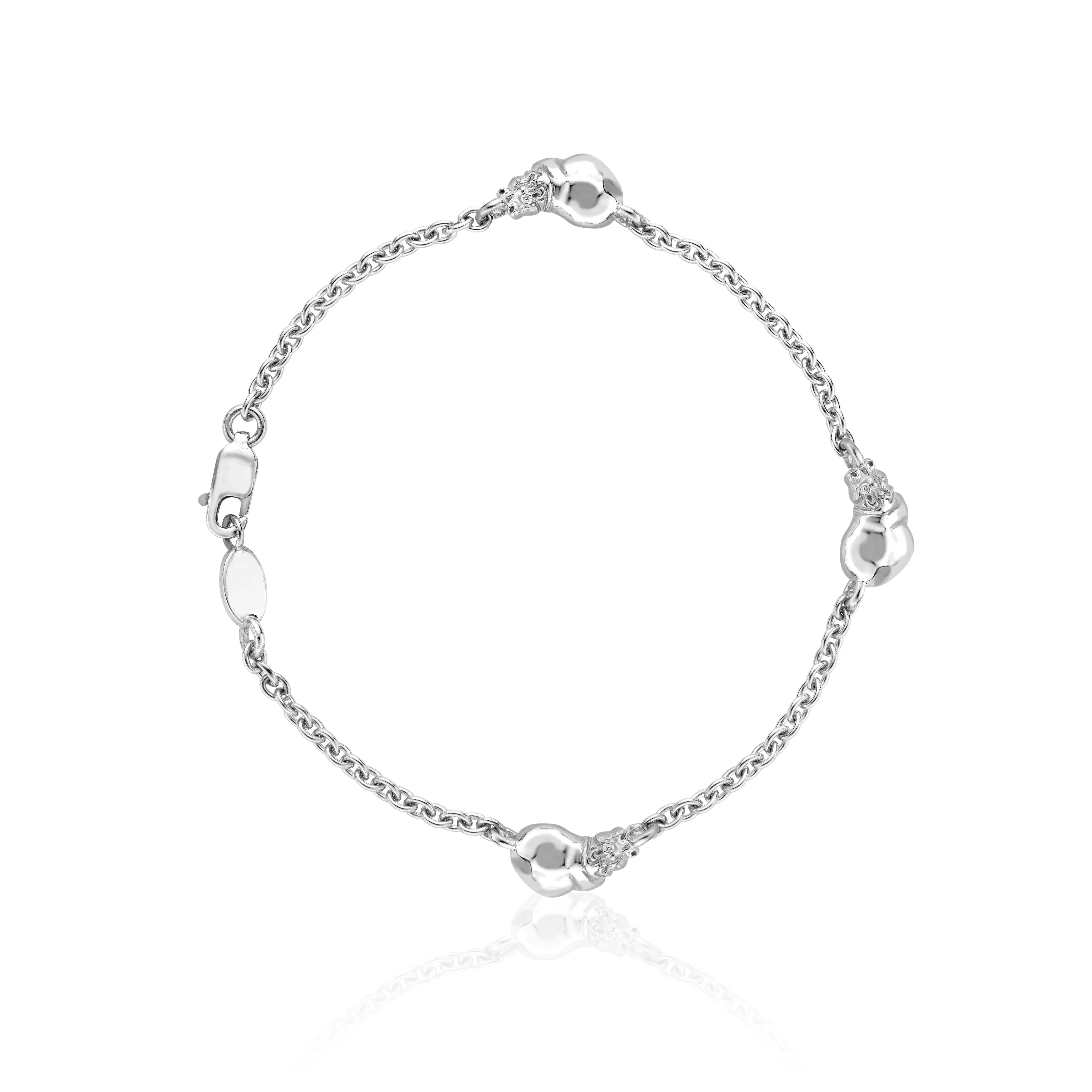 Hippo Multiple Bracelet in Silver