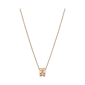 Ice Cube Rose Gold Necklace