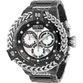 Invicta Men's Chronograph Watch - Shaq White MOP and Black Dial Bracelet | 33412