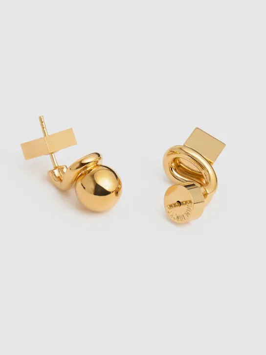 Jacquemus   Les Puces Nodo stud earrings 