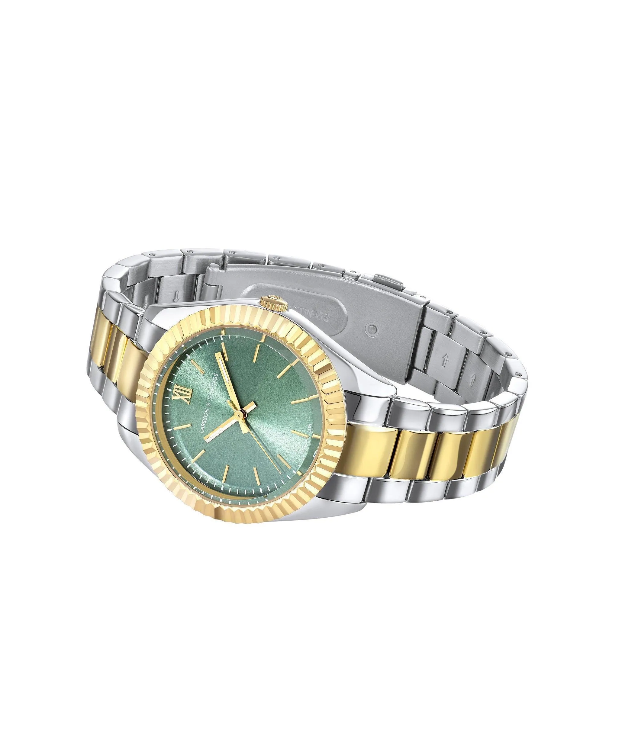 Jade Mixed Gold Green 36mm