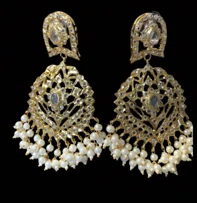 Jiera earrings in pearls  (SHIPS IN 1 WEEK  )