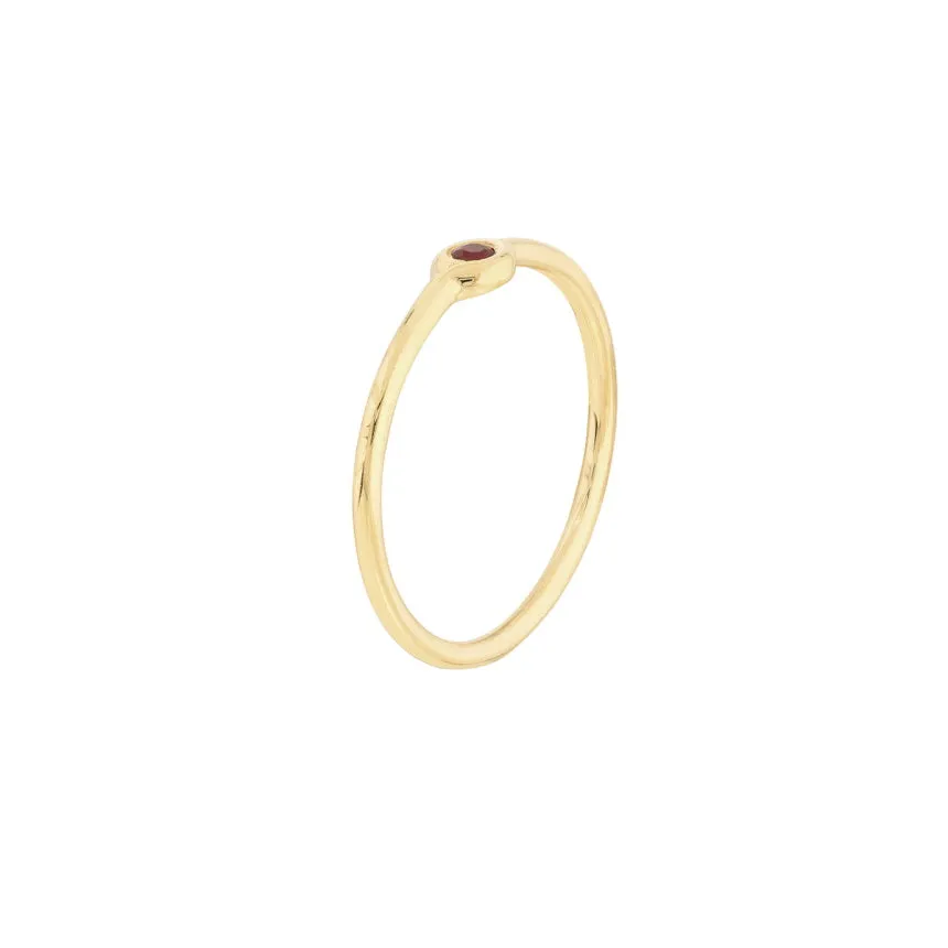 July Birthstone Stackable Ring