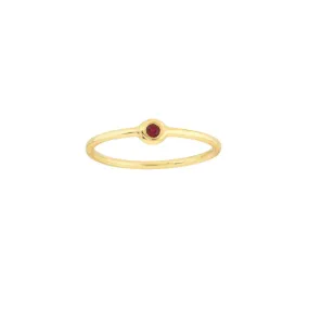 July Birthstone Stackable Ring