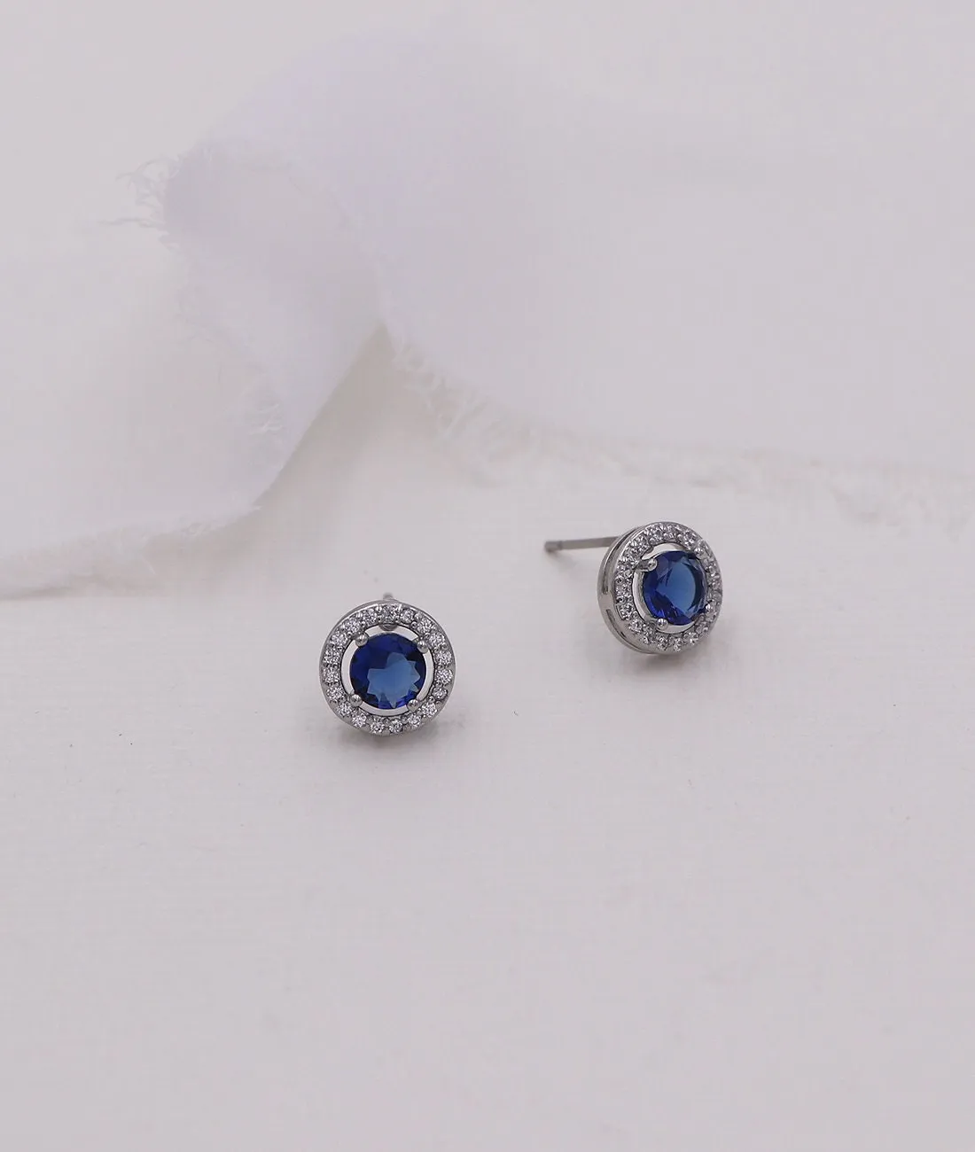 Karina Sapphire Blue Jewelry Set