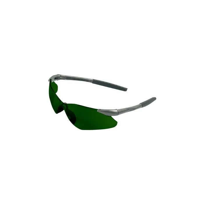 KIMBERLY-CLARK Jackson Safety 20473 Nemesis VL Safety Glasses With IR 5.0 Lens, Green, Case of 12