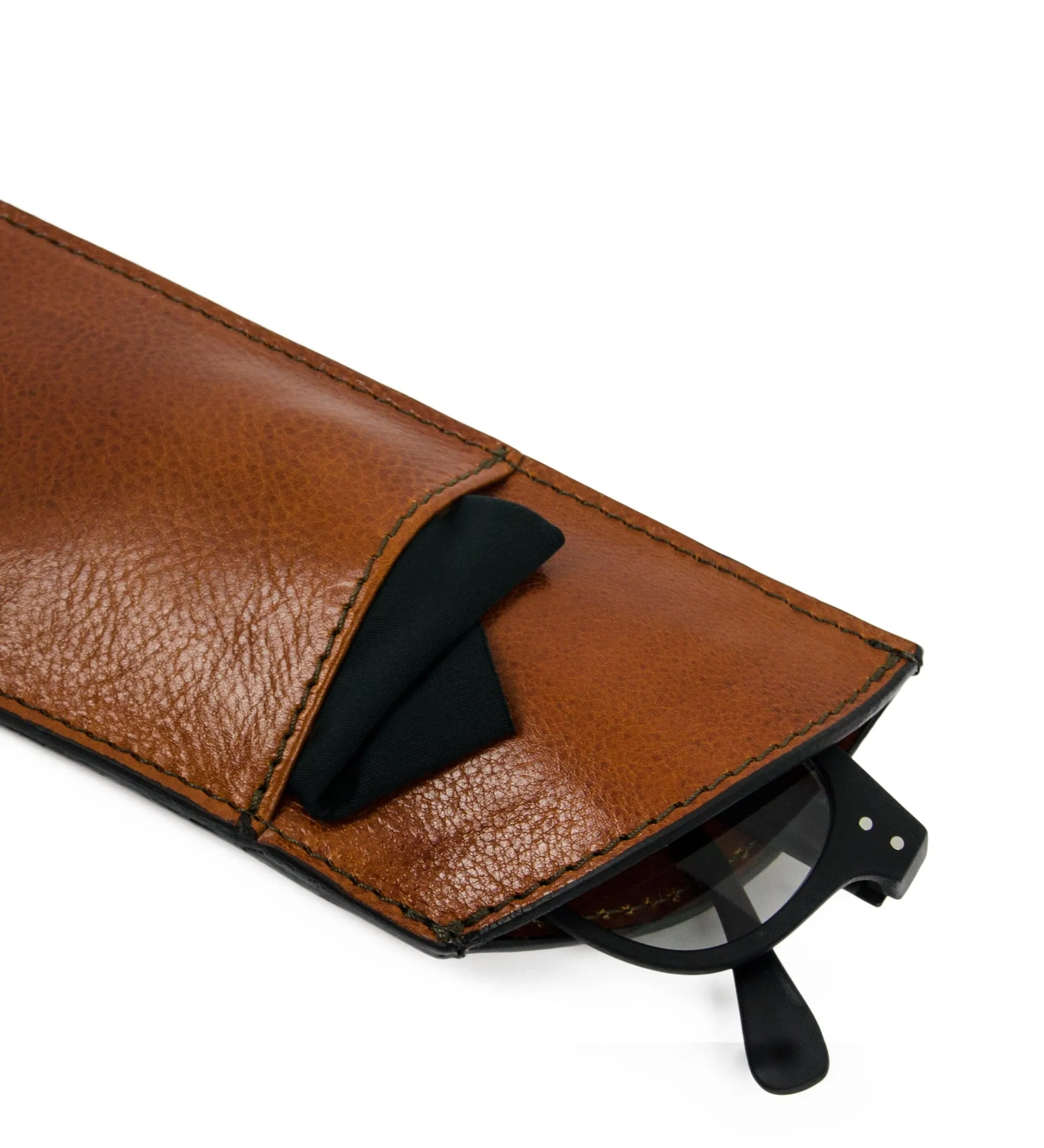 Leather Glasses Sleeve - One Hundred Years of Solitude