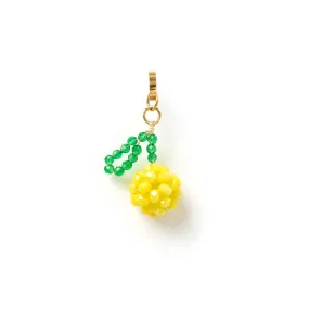 Lemon Beaded Charm