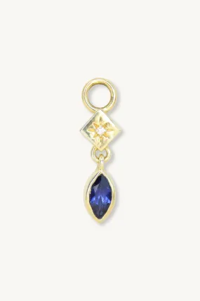 Lexi Gold Sapphire Charm