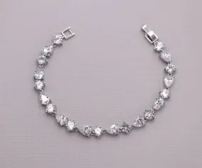 Lilianna Round and Pear Bracelet