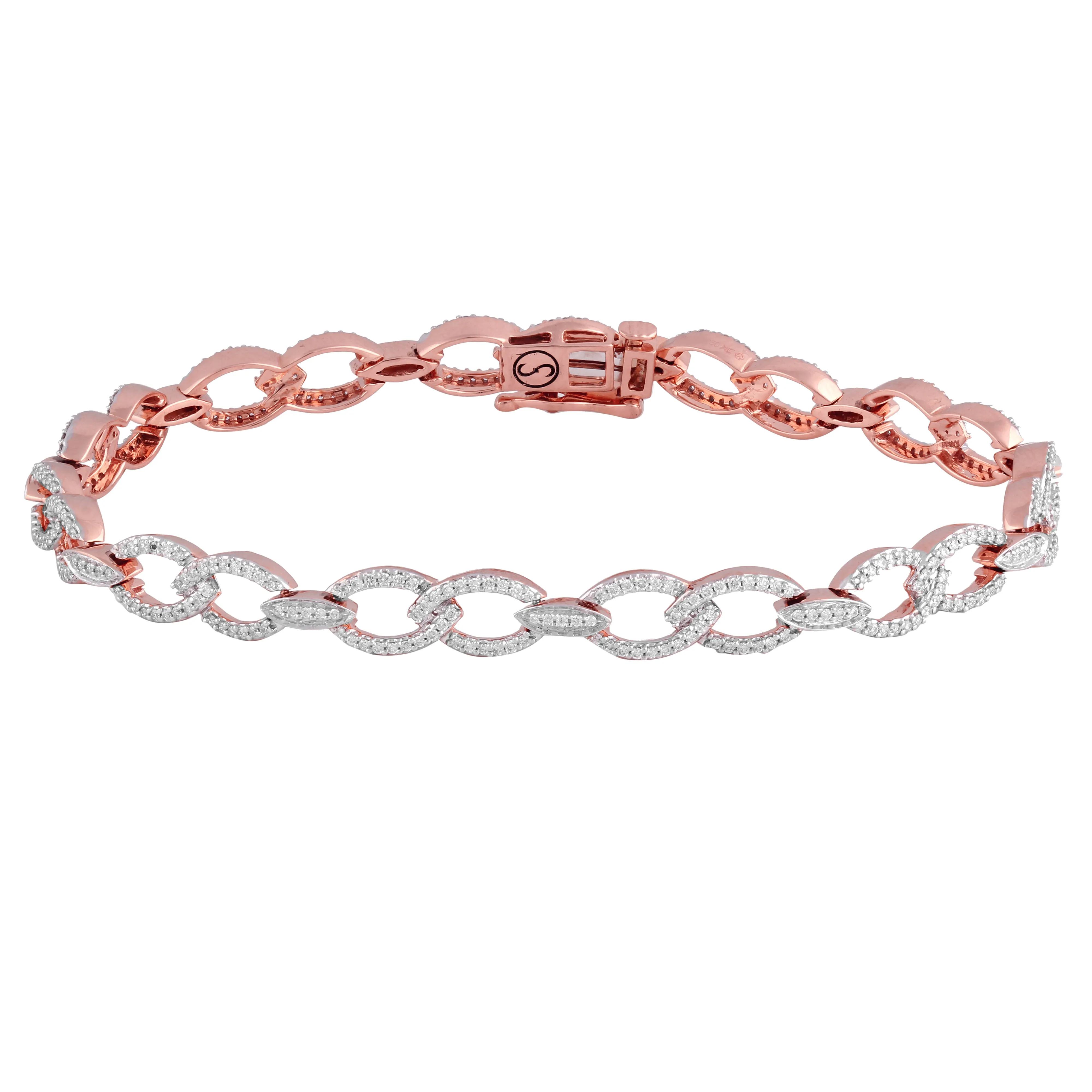 Linked Diamond Bracelet