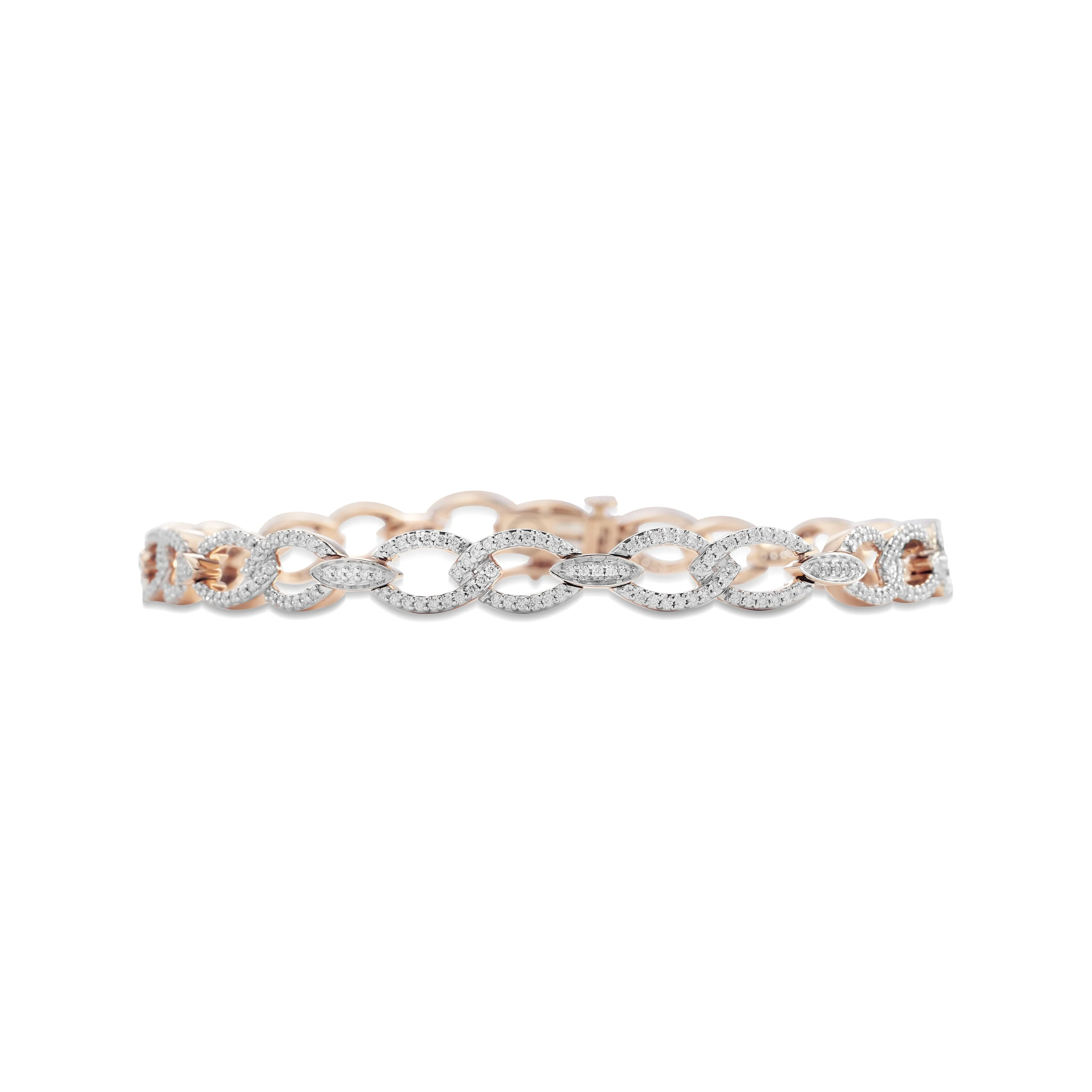 Linked Diamond Bracelet