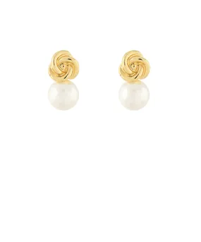 Love Knot Pearl Earring