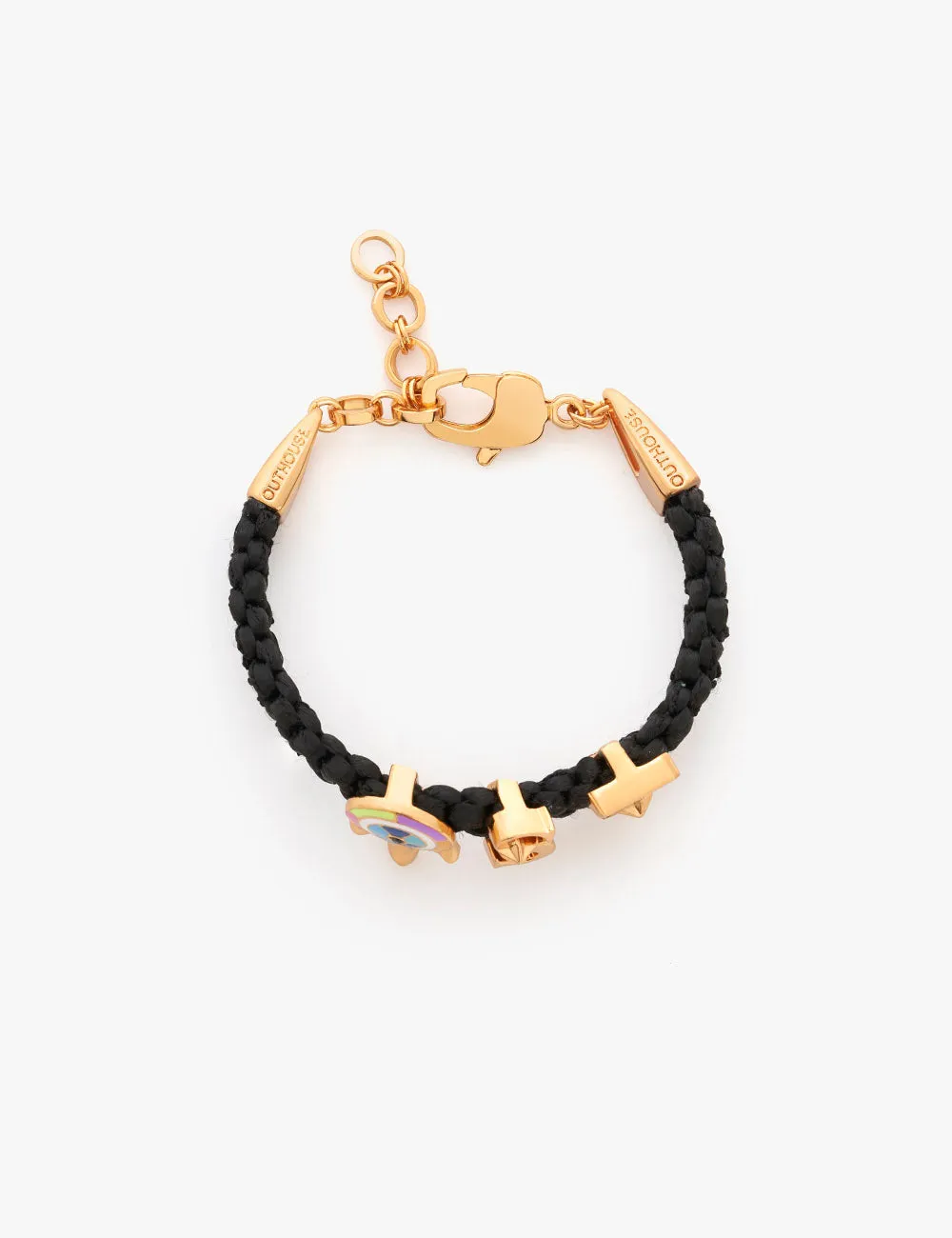 Love Links Bracelet in Black Gold Finish